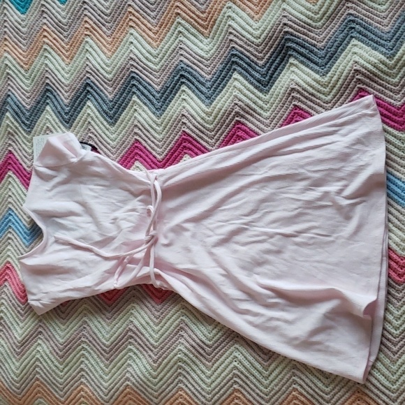 Sunday Best Pink Mini Wrap Dress - WITH TAGS - Picture 9 of 13